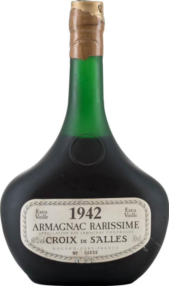 1942 Armagnac Croix de Salles Bas-Armagnac No. 04850 - Limited Edition - Slijterij Rue Pinard 