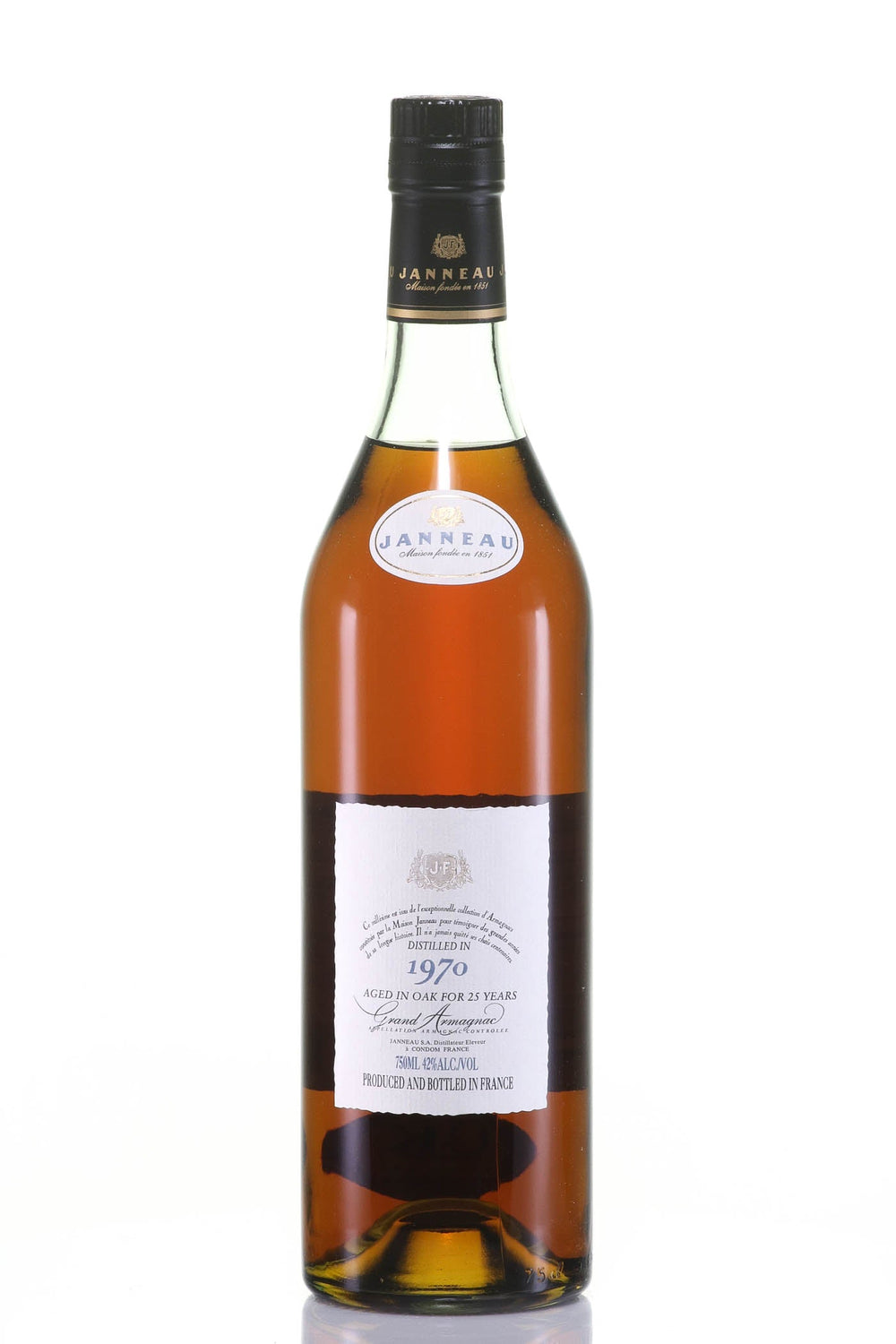 Janneau Fils et Cie Grand Armagnac 1970 - 25 Jaar Verouderd Millesime - Slijterij Rue Pinard 