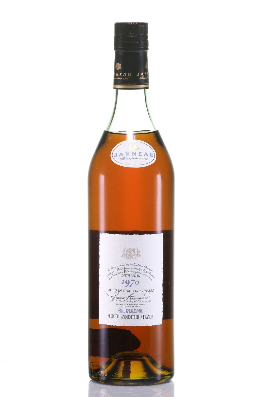 Janneau Fils et Cie Grand Armagnac 1970 - 25 Jaar Verouderd Millesime - Slijterij Rue Pinard 