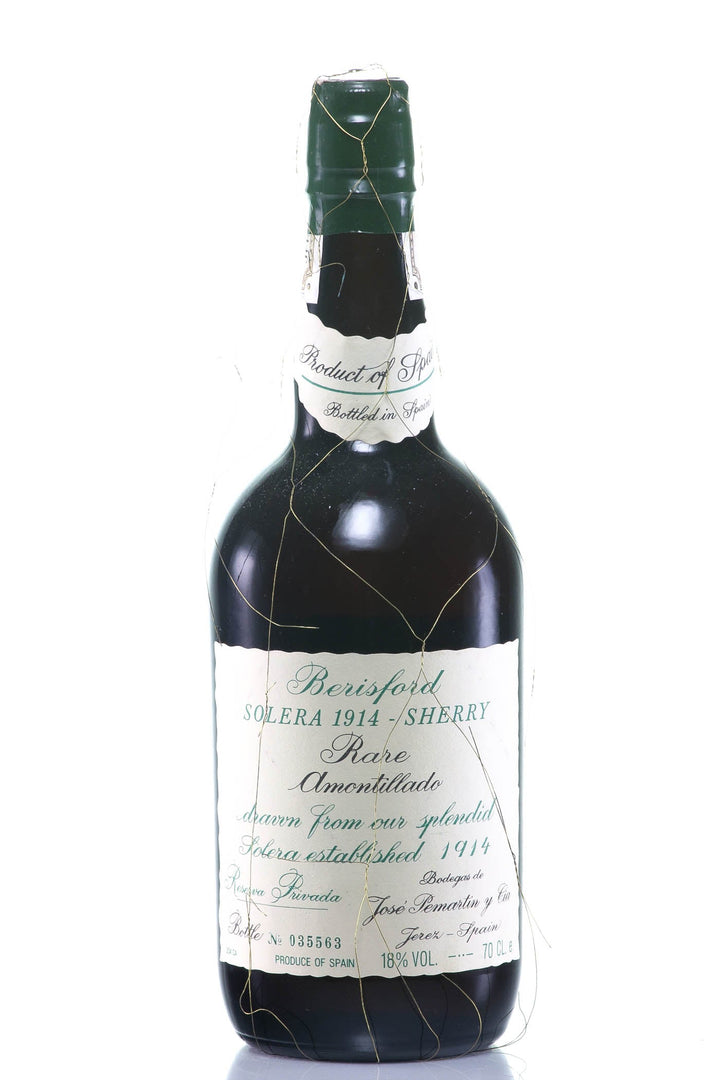 1914 Berisford Amontillado Sherry Solera Reserva Privada No. 935563 - Slijterij Rue Pinard 