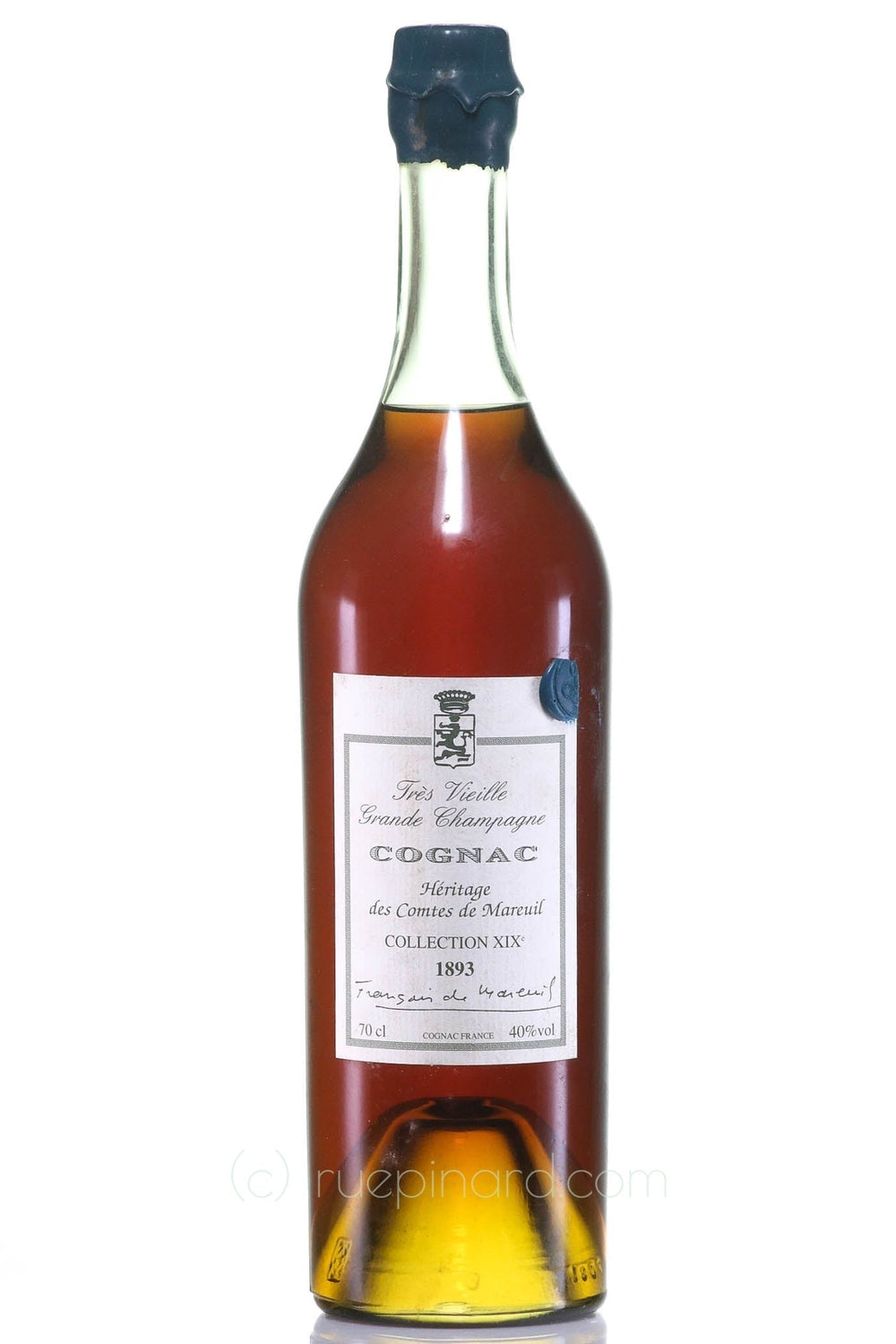 Comtes de Mareuil Collection XIXe Cognac 1893 Vintage - Rue Pinard