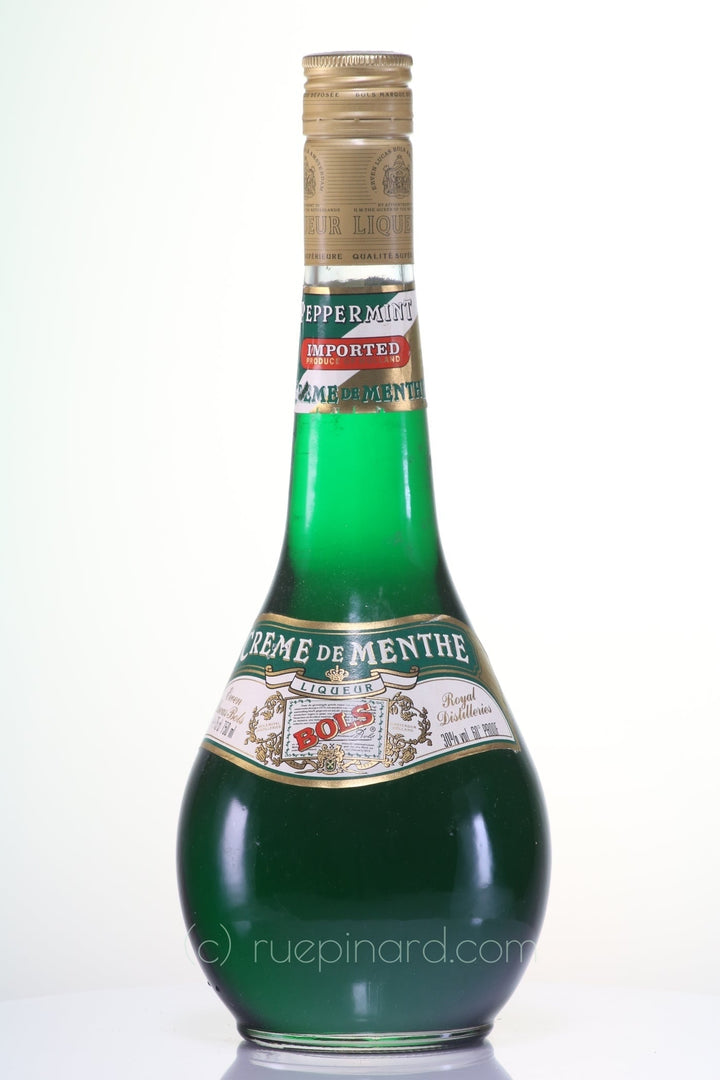 Bols Crème de Menthe 1980 Liqueur - Rue Pinard