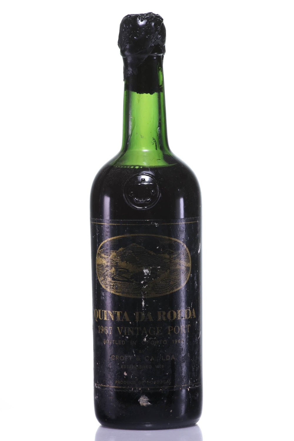 1967 Croft Vintage Port Quinta da Roeda met Glasknop en Anker - Slijterij Rue Pinard 