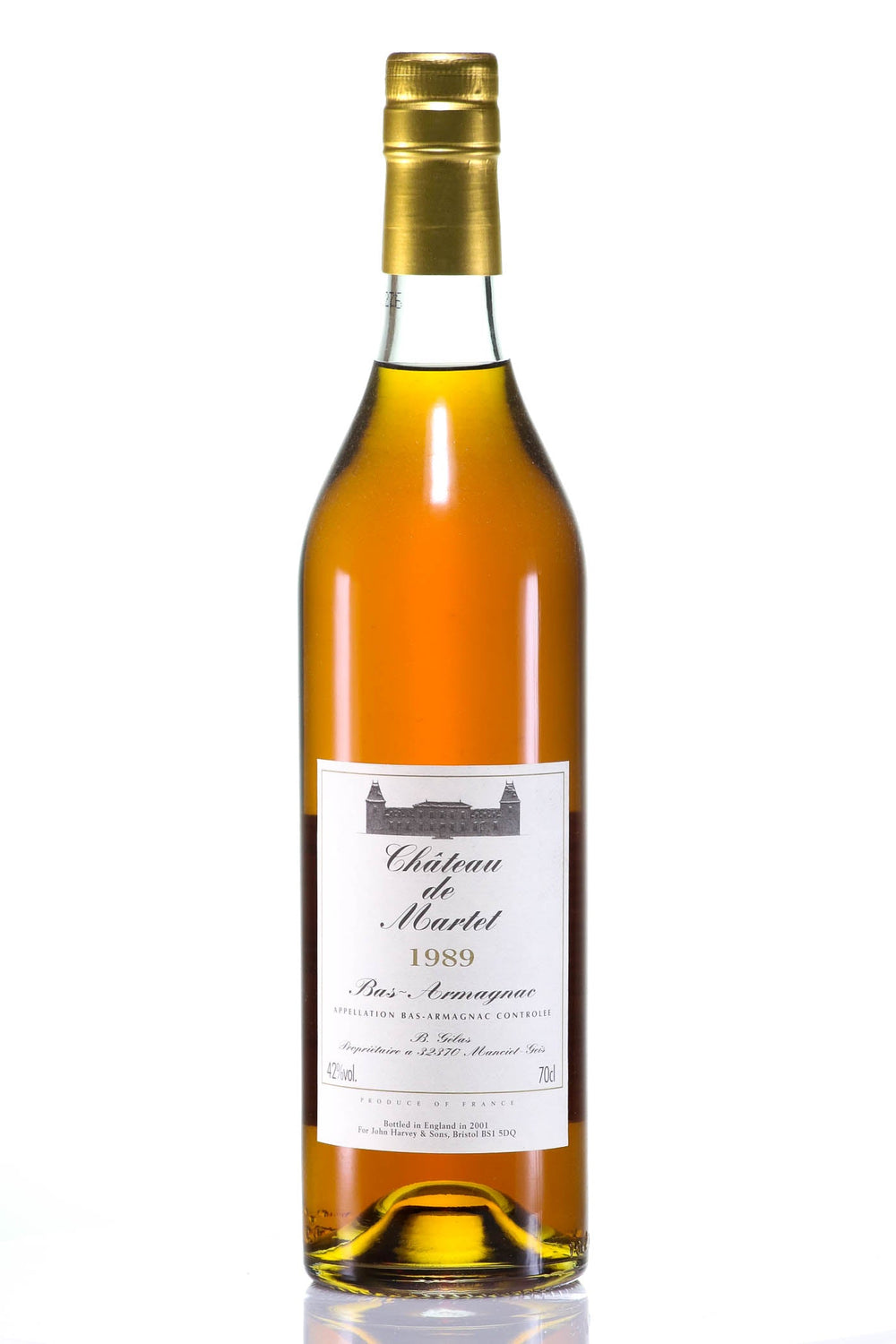 1989 Château de Martet Bas-Armagnac, Gelas Family - Slijterij Rue Pinard 