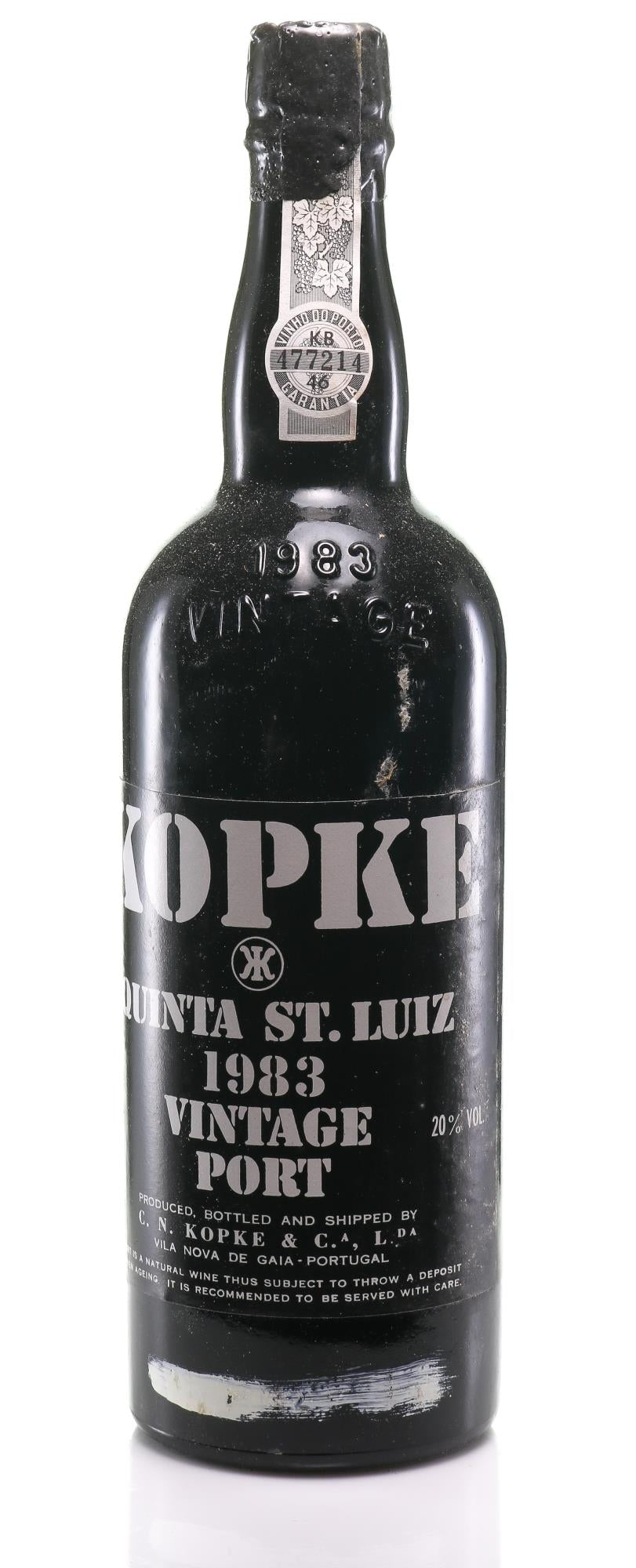 Kopke 1983 Vintage Port - Quinta St. Luiz Wijngaarden - Slijterij Rue Pinard 