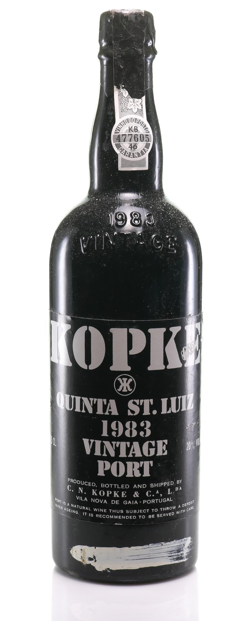 1983 Kopke Quinta St. Luiz Vintage Port - Slijterij Rue Pinard 