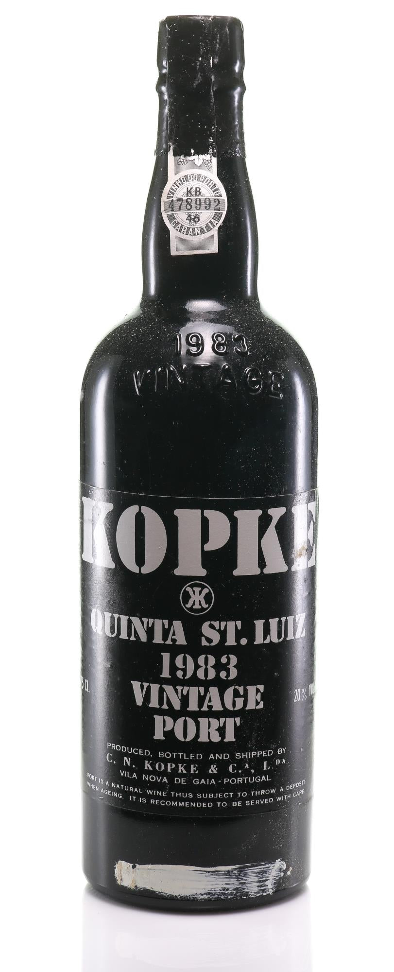 1983 Kopke Quinta St. Luiz Vintage Port - Slijterij Rue Pinard 