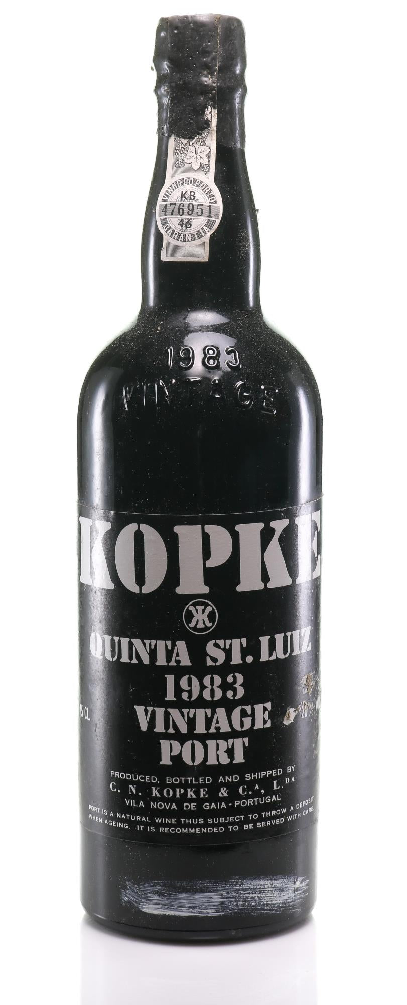 1983 Kopke Quinta St. Luiz Vintage Port - Slijterij Rue Pinard 