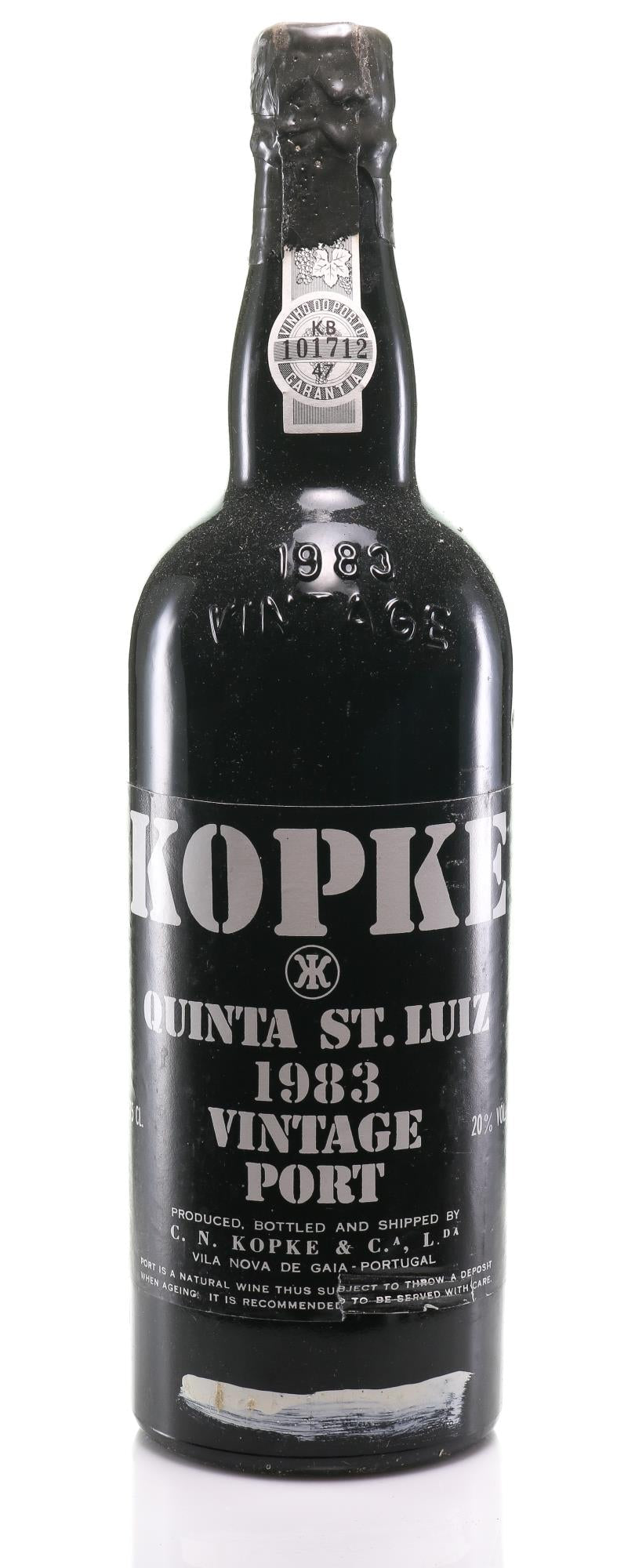 1983 Kopke Quinta St. Luiz Vintage Port - Slijterij Rue Pinard 