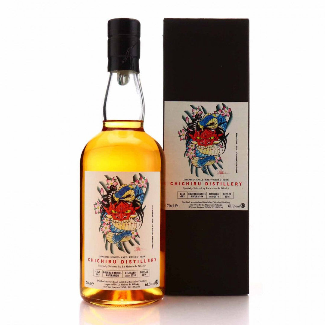 Ichiro's Malt Chichibu Specially Selected by La Maison du Whisky 'Hannya Mask' Single Malt Whisky - Slijterij Rue Pinard 