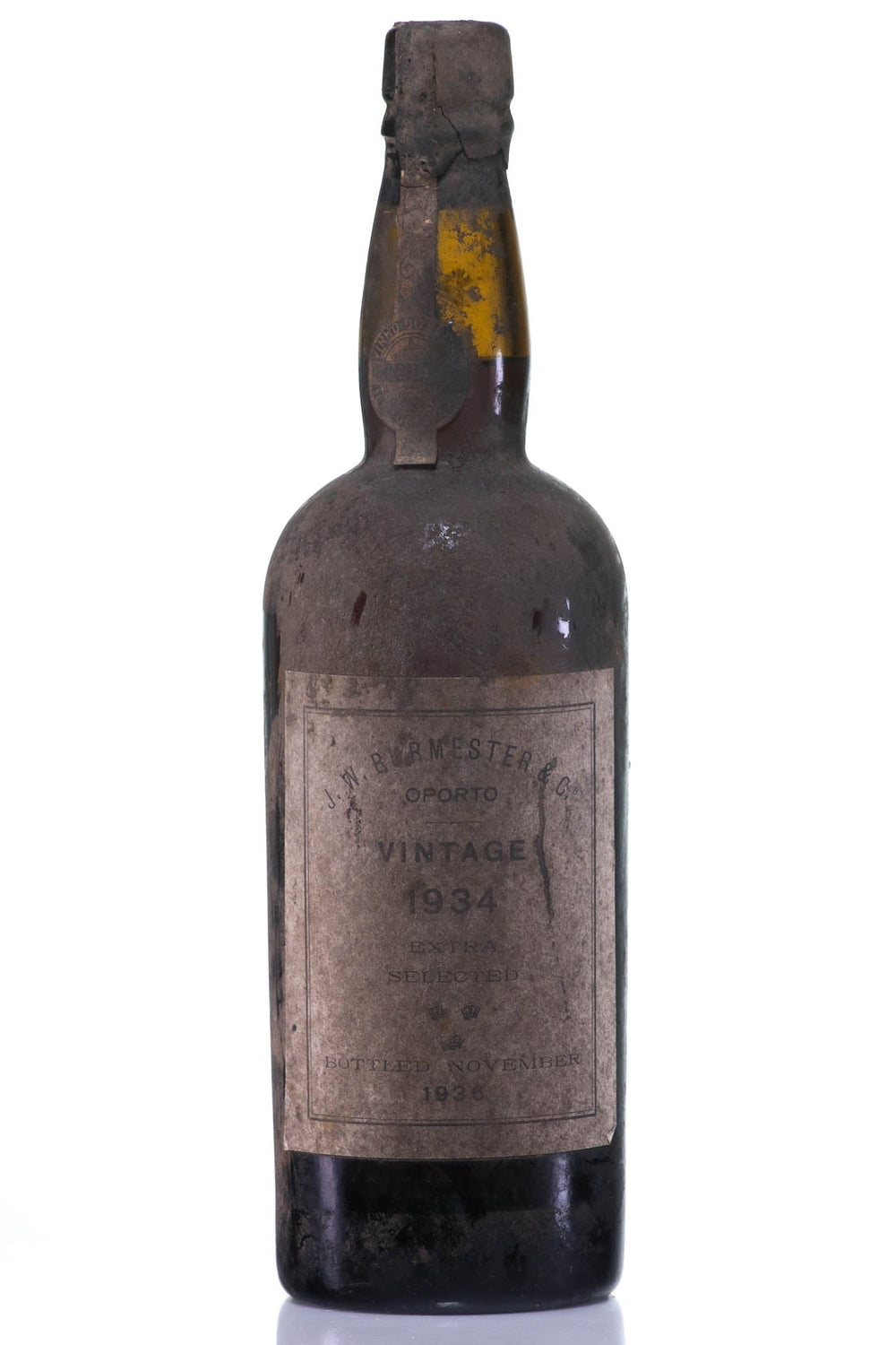 1934 Burmester & Co J.W. Extra Selected Vintage Port - Slijterij Rue Pinard 