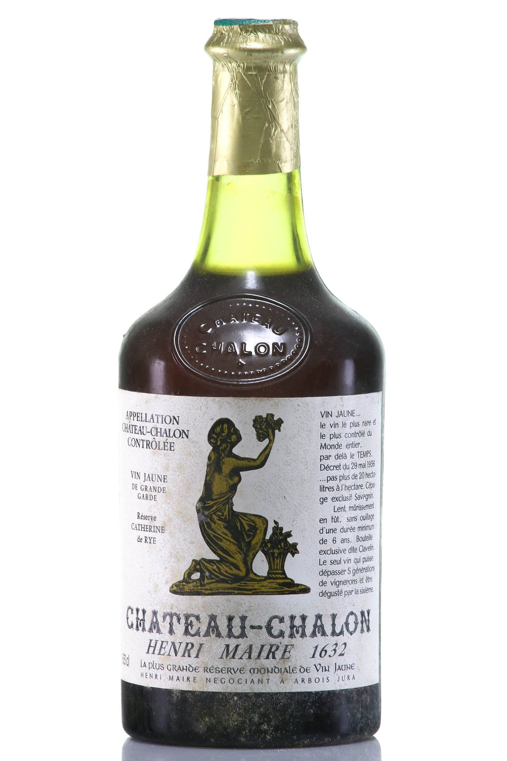 Henri Maire Vin Jaune de Grand Garde Réserve Catherine de Rye (Glazen Schouderknop) 63 cl Fles - Slijterij Rue Pinard 