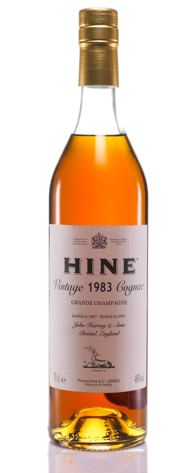 Hine 1987 Grande Champagne Cognac - Slijterij Rue Pinard 