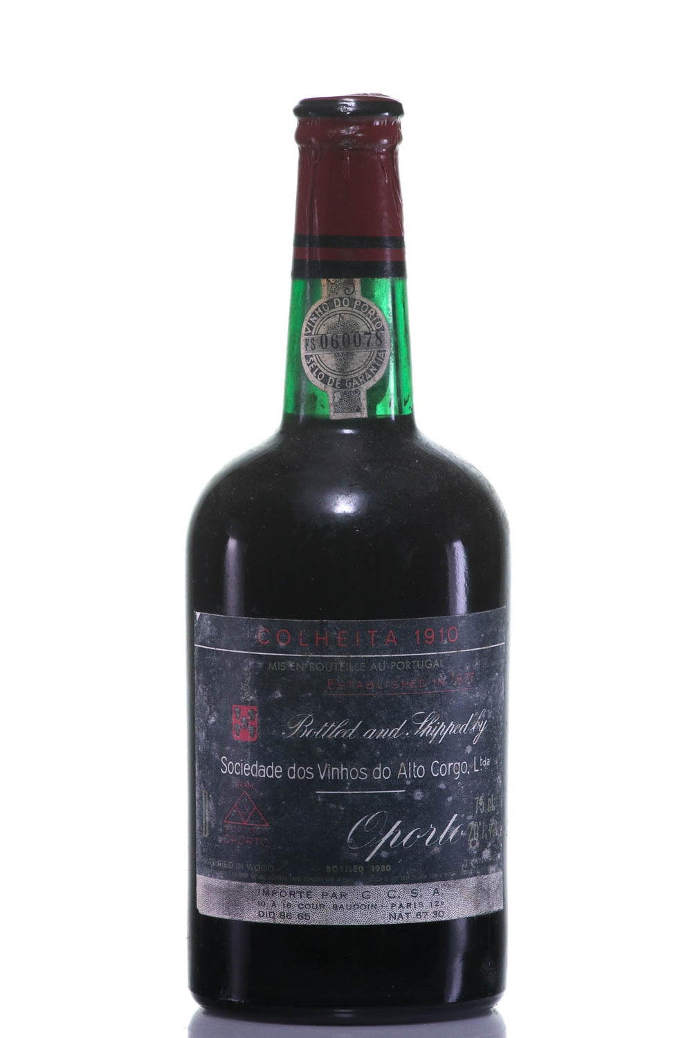 1910 Sociedade Vinhos Alto Corgo Port 1980 Vintage - Slijterij Rue Pinard 