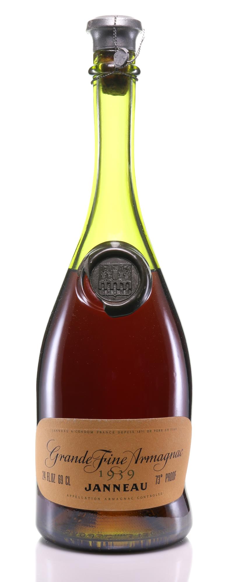 Janneau Fils et Cie 1939 Grande Fine Armagnac - Rue Pinard