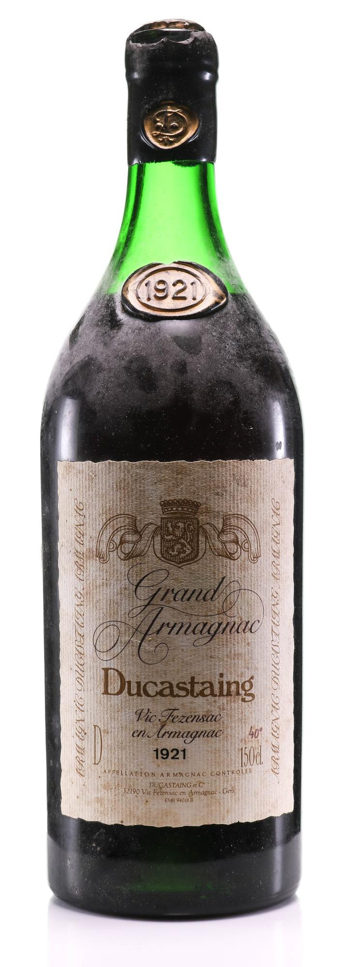 Vintage 1921 Ducastaing Grand Armagnac Magnum - Slijterij Rue Pinard 