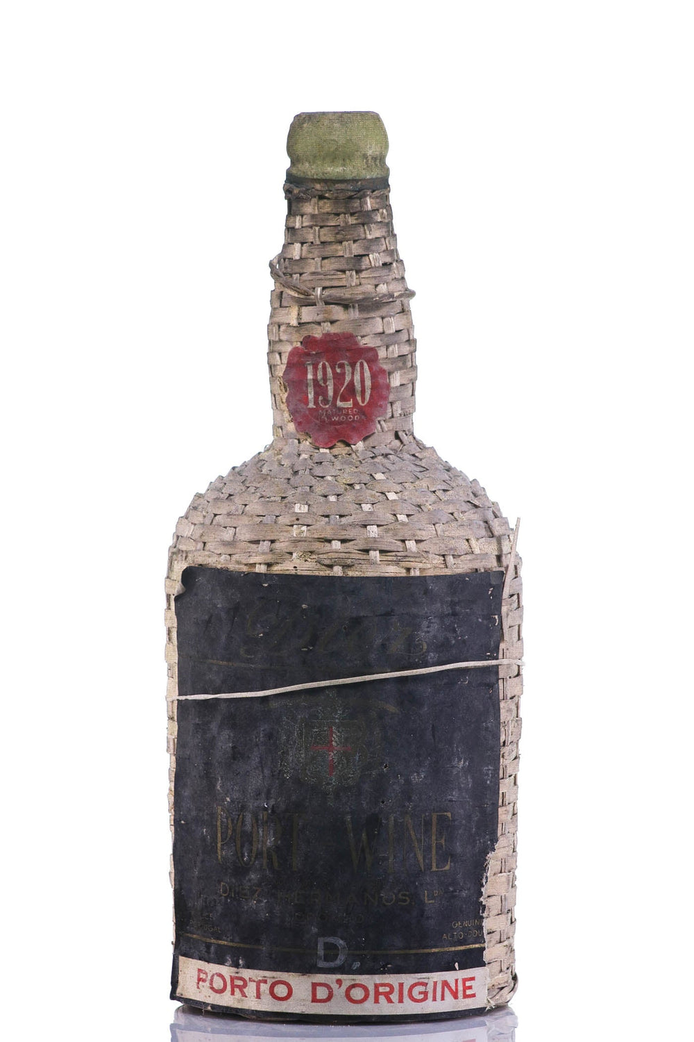 1920 Diez Hermanos Magnum Port met Wicker Cover - Slijterij Rue Pinard 