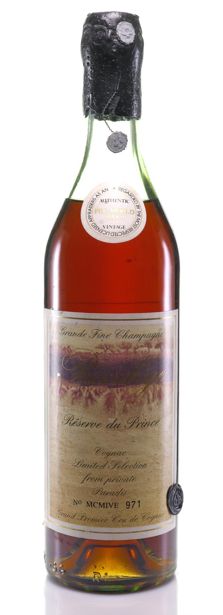 Privilège Réserve du Prince, Grande Fine Champagne Cognac - Rue Pinard