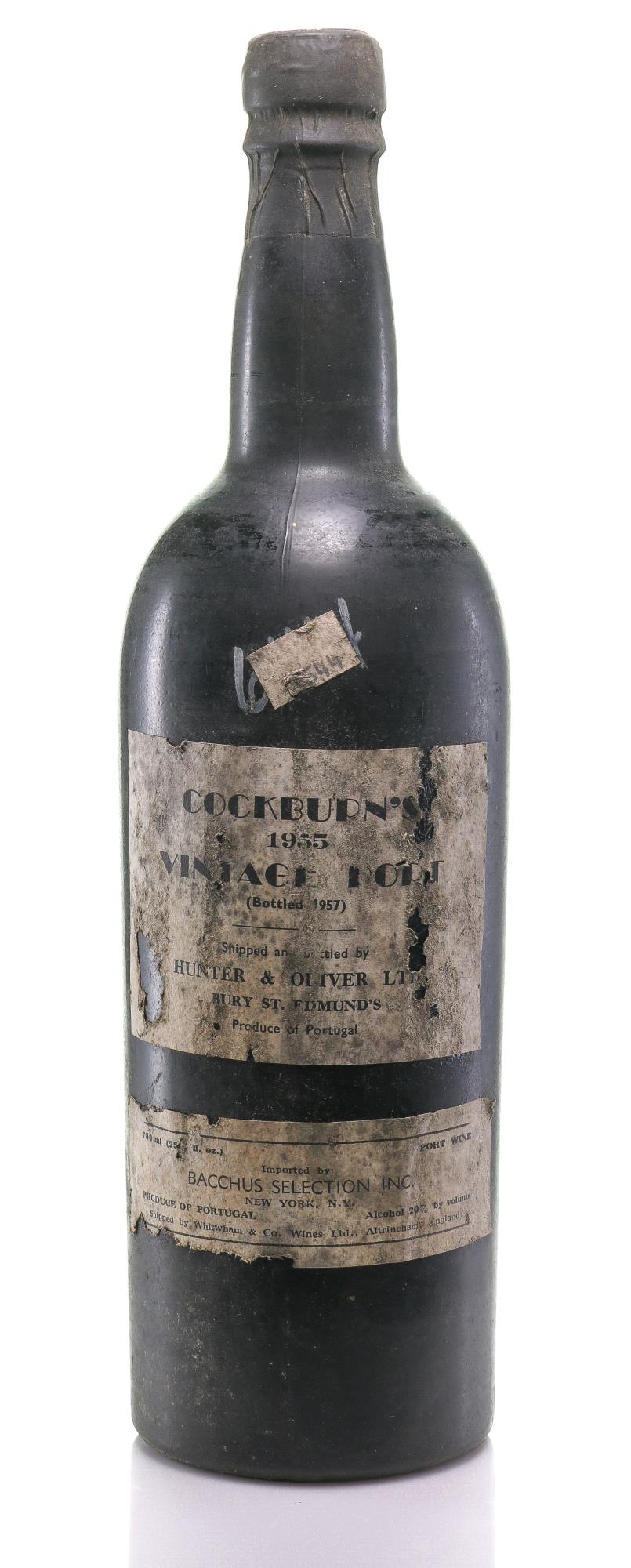 Cockburn Port 1955 - Vintage 1957, Bottled by Hunter & Oliver - Slijterij Rue Pinard 