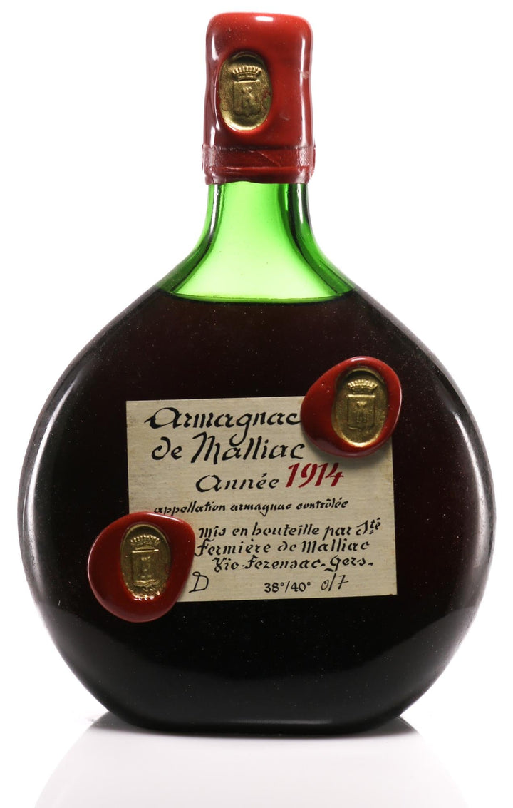 1914 De Basquaise Armagnac - Aged Waxbudon in Wooden Case - Slijterij Rue Pinard 