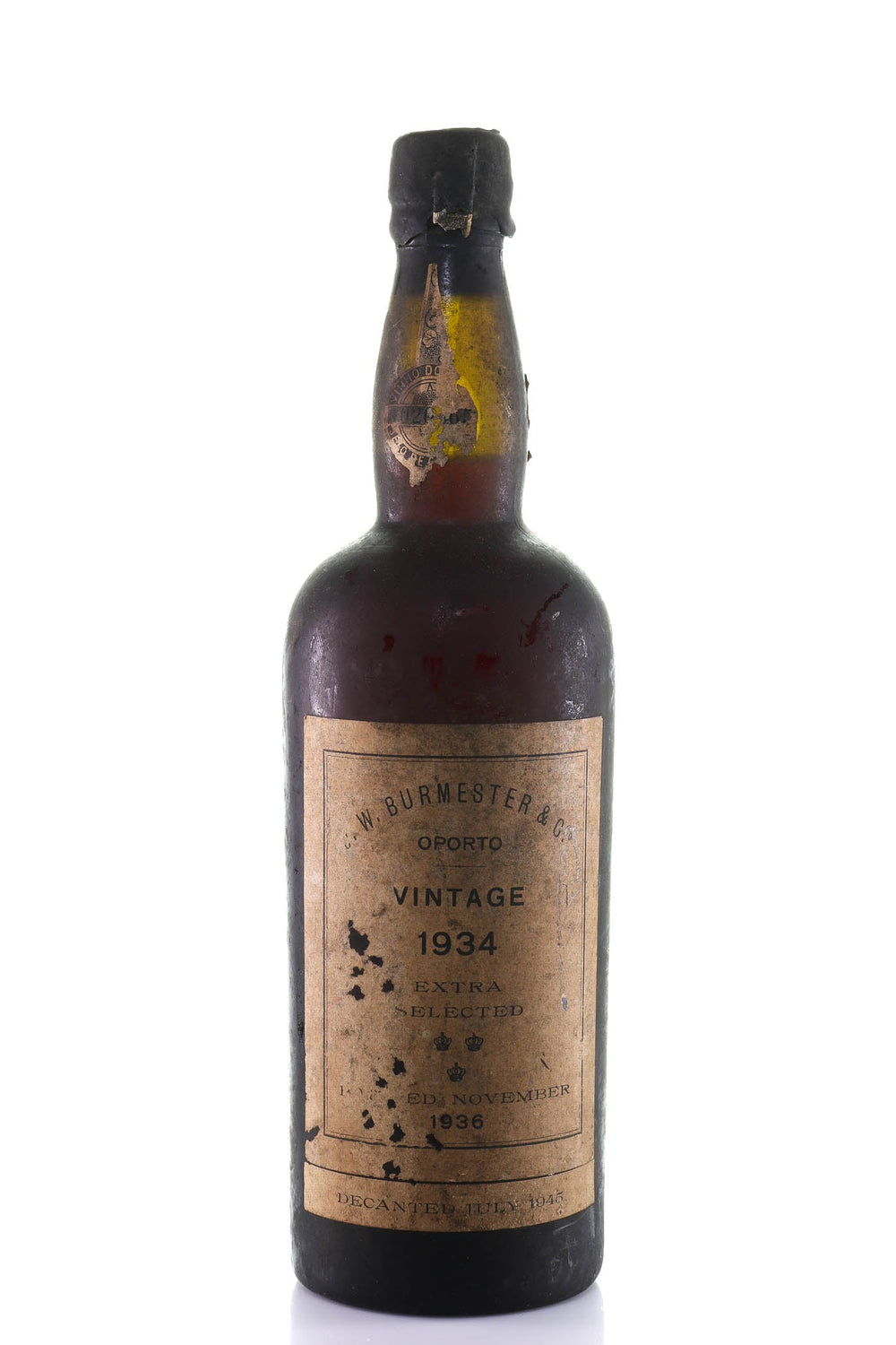 1934 Burmester & Co J.W. Vintage Port - Extra Selected - Slijterij Rue Pinard 