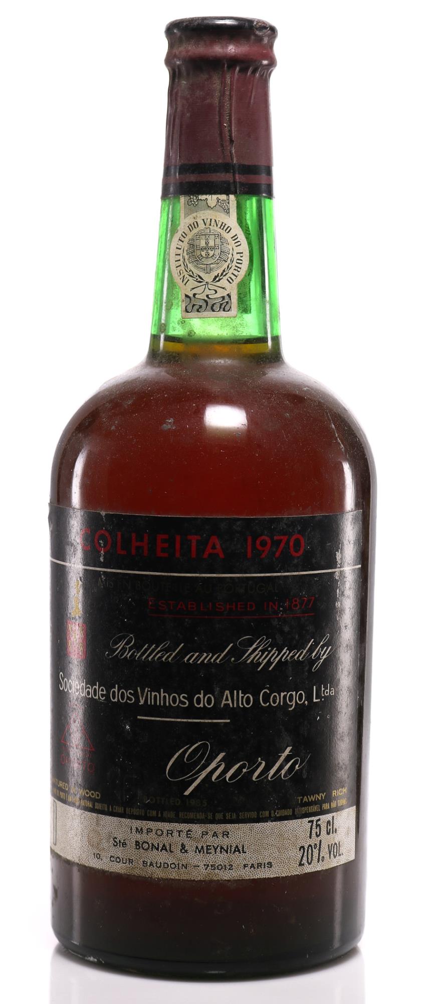 1970 Sociedade dos Vinhos do Alto Corgo Tawny Rich Port - Slijterij Rue Pinard 