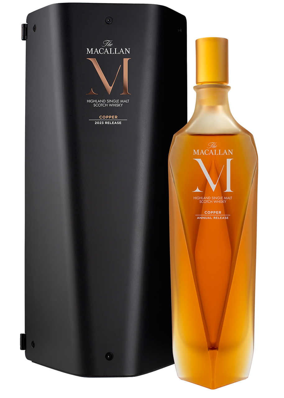 Macallan M Copper Decanter - Release 2024 - Slijterij Rue Pinard 