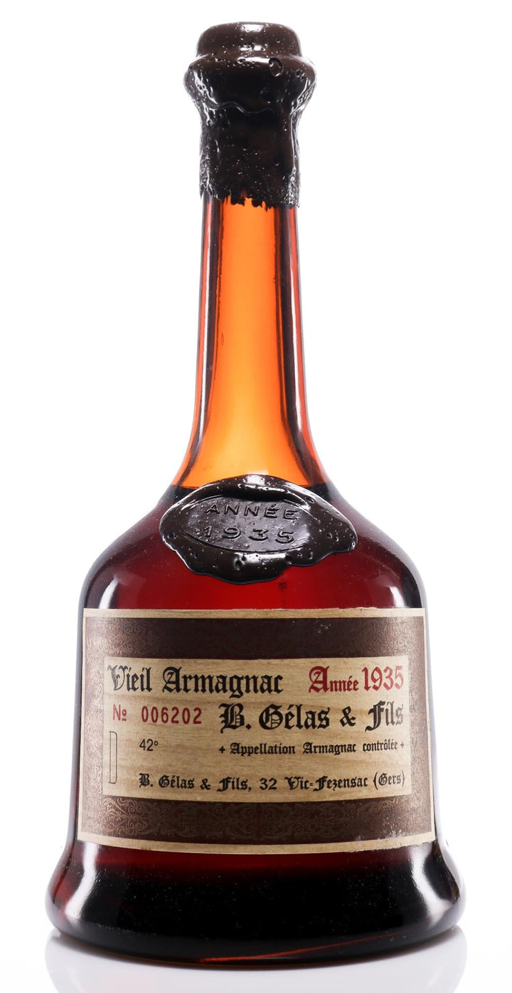 Gelas & Fils B. Armagnac 1935 - Vintage Delight - Slijterij Rue Pinard 