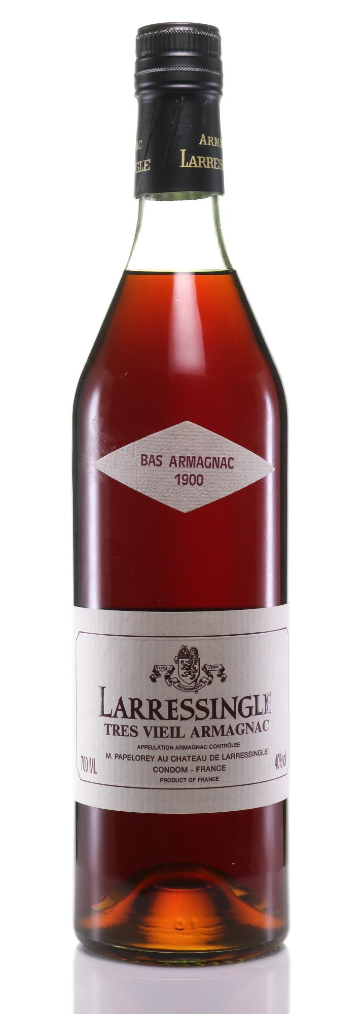 Larressingle Armagnac 1900 Bas Très Vieil 1997 - Slijterij Rue Pinard 