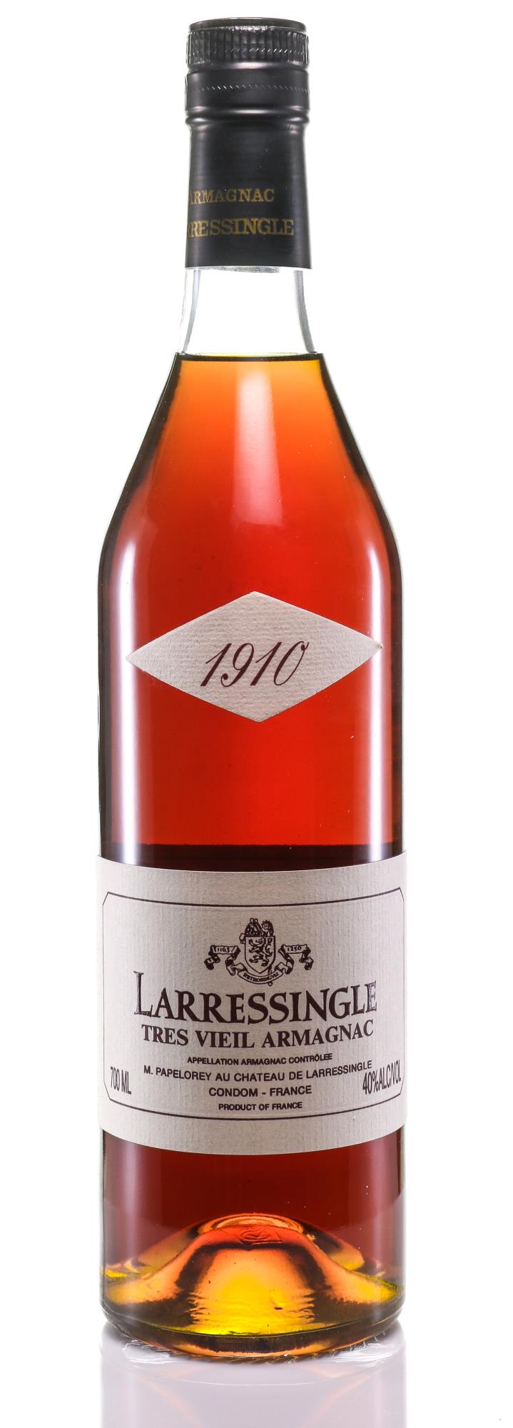 Larressingle Très Vieil Armagnac 1910 Vintage 1999 - Slijterij Rue Pinard 