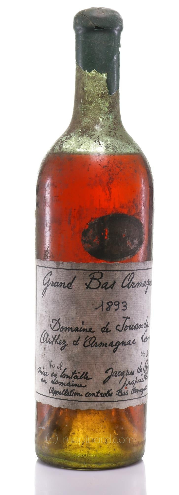 Grand Bas Armagnac 1893 Domaine de Jouanda - Poyferré - Rue Pinard