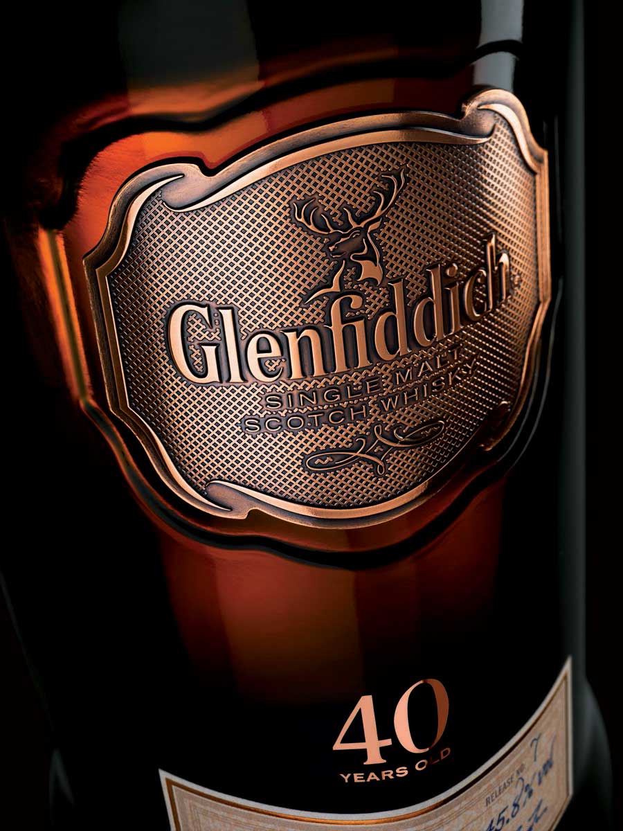 Glenfiddich 40 Jaar - Slijterij Rue Pinard 