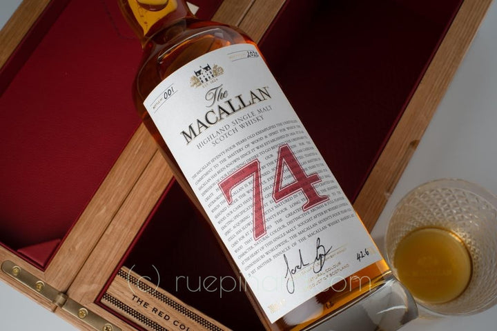 Macallan Red Series Seven Bottle Set 40y 50y 60y 71y 74y 77y 78y - Rue Pinard