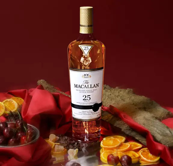 Macallan Sherry Oak 25YO Whisky 2024 - Slijterij Rue Pinard 