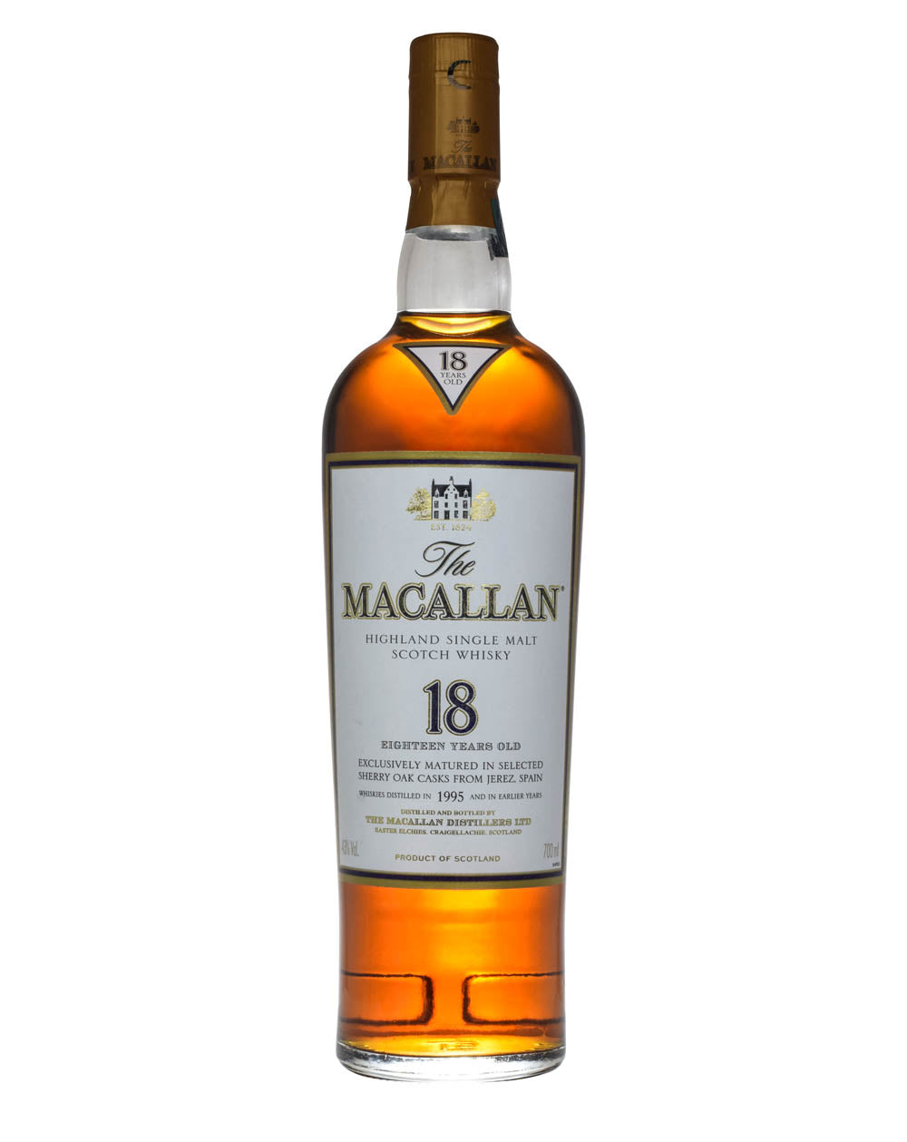 Macallan Sherry Oak 18YO Whisky 1995 - Slijterij Rue Pinard 