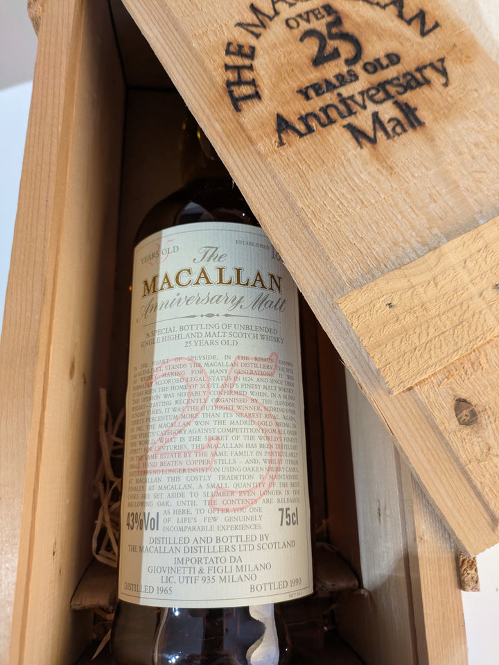 The Macallan Anniversary Malt - 25 Year Old - 1964