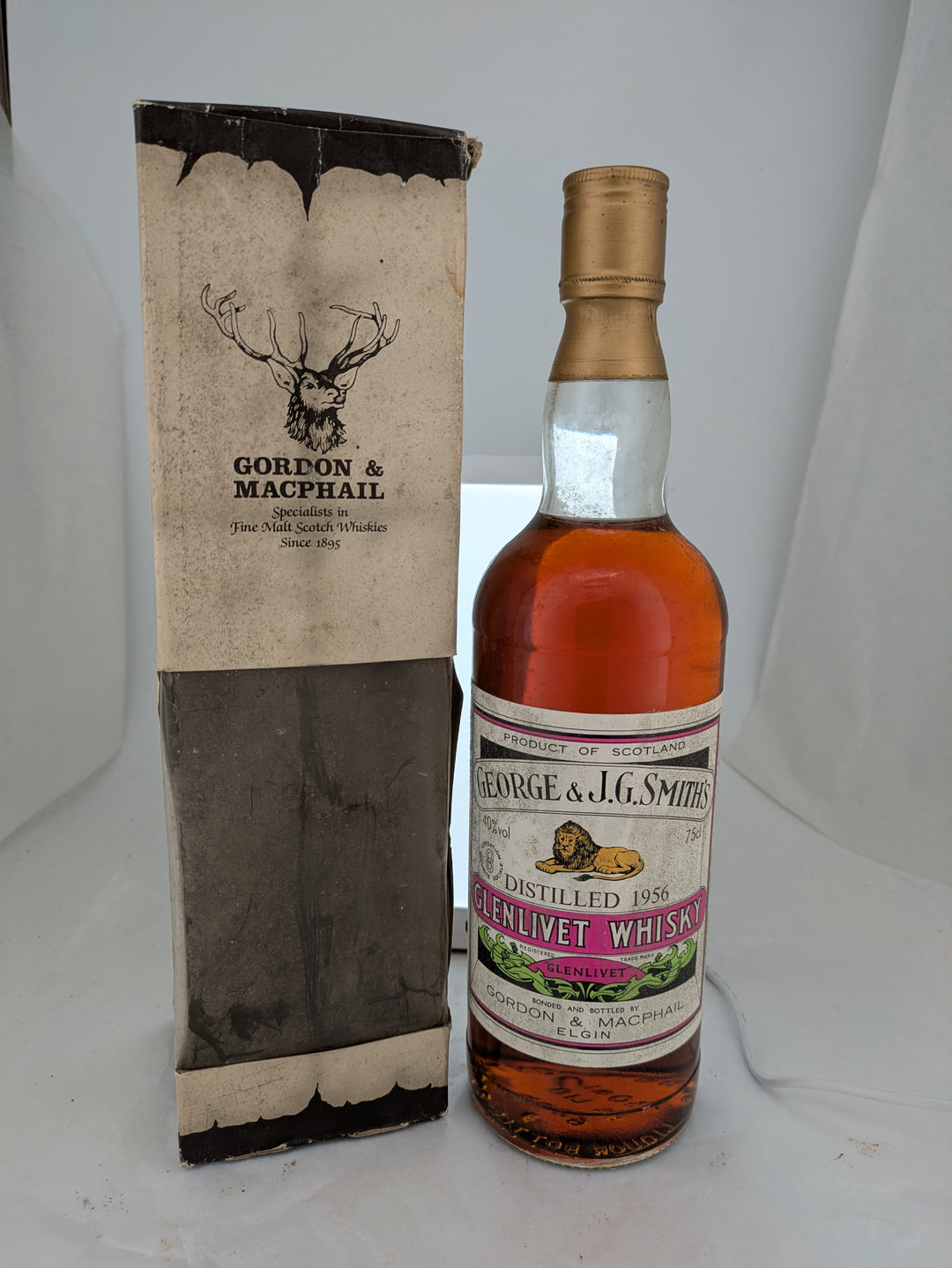 Glenlivet 1956 Gordon & MacPhail Single Malt Scotch Whisky