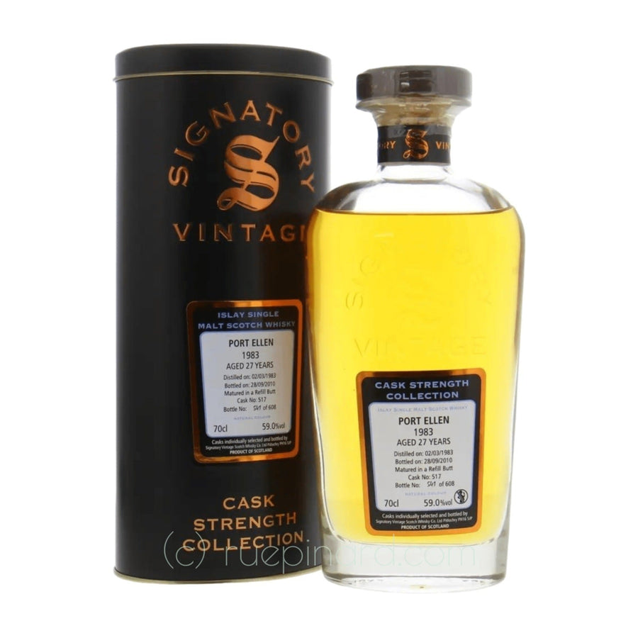 1983 Signatory Vintage Cask Strength Collection Port Ellen 27 Year Old - Rue Pinard