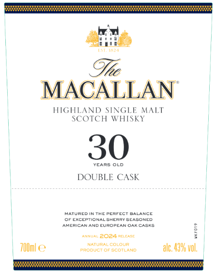 Macallan Sherry Oak 30YO Whisky 2024 - Slijterij Rue Pinard 