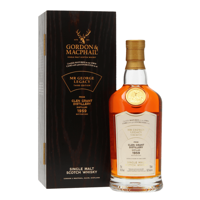 Glen Grant 63 years 1959 Mr George Legacy - 3rd Edition Gordon & Macphail - Rue Pinard