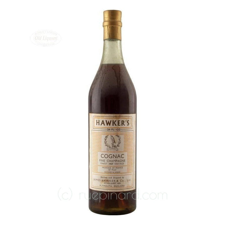 1937 Hawker's Finest Vintage Cognac - Slijterij Rue Pinard 