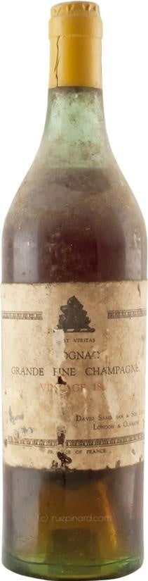 1804 David Sandeman Fine Champagne Cognac Grande, Aged in London & Glasgow - Rue Pinard