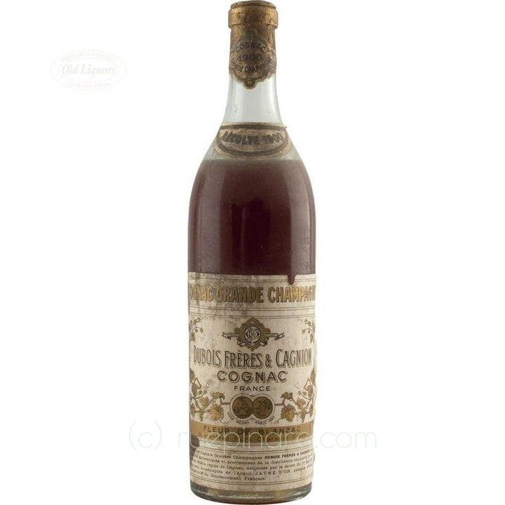 Dubois Frères 1900 Grande Champagne Cognac - Slijterij Rue Pinard 
