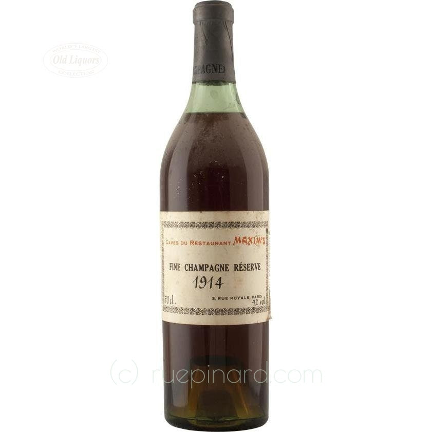 Cognac 1914 Maxim Caves Restaurant SKU 4580