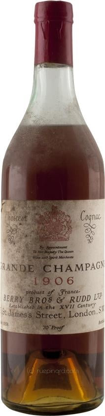 1958 Berry Brothers & Rudd Grande Champagne des Heritiers Cognac - Rue Pinard