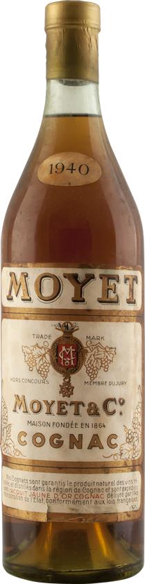 1940 Moyet & Co Cognac - Grande Champagne - Slijterij Rue Pinard 