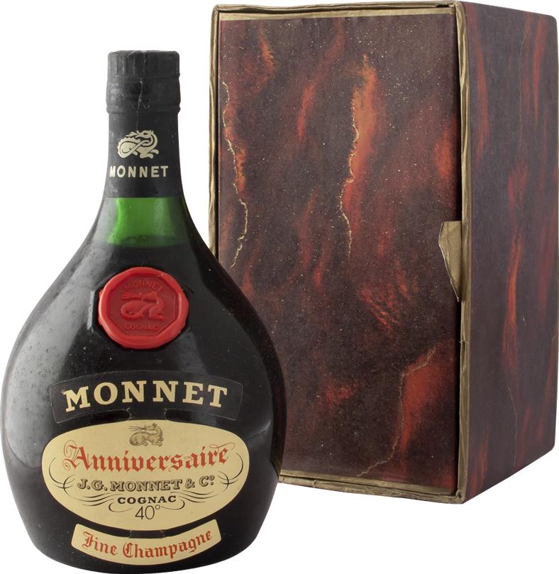 1950 Monnet & Co J.G. Fine Champagne Cognac Anniversaire Edition - Slijterij Rue Pinard 