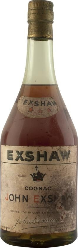 John Exshaw Three Stars Cognac 1930s, Bottled 1970s - Rue Pinard