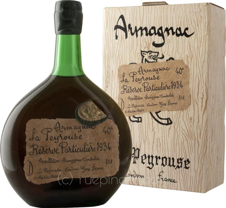 1934 La Peyrouse Réserve Particulière Armagnac Ténaréze Waxbutton - Rue Pinard