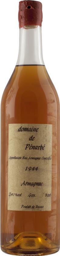 1944 Domaine de Pénarbé Bas-Armagnac Vintage Armagnac - Slijterij Rue Pinard 